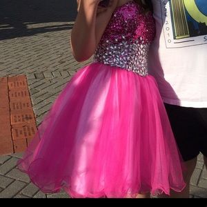 Pink homecoming dress!
